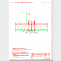 Balex Metal Sp. z o.o. - Sandwich panels with polyurethane core wall, with visible mounting BALEXTHERM-PU-W-ST - Balex Metal - BALEXTHERM-PU-W-ST11_2 Mounting plate to support the extreme - horizontal arrangement of panels - option II dwg