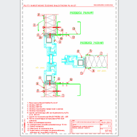 Balex Metal Sp. z o.o. - Sandwich panels with polyurethane core wall, with visible mounting BALEXTHERM-PU-W-ST - Balex Metal - BALEXTHERM-PU-W-ST15 combination plates with window strip - vertical arrangement of panels - option III dwg