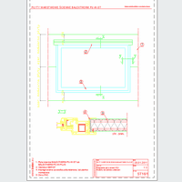 Balex Metal Sp. z o.o. - Sandwich panels with polyurethane core wall, with visible mounting BALEXTHERM-PU-W-ST - Balex Metal - BALEXTHERM-PU-W-ST16_1 connection panels with PVC windows - vertical or horizontal arrangement of panels dwg