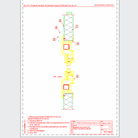 Balex Metal Sp. z o.o. - Sandwich panels with polyurethane core wall, with visible mounting BALEXTHERM-PU-W-ST - Balex Metal - BALEXTHERM-PU-W-ST16_2 connection panels with PVC windows - vertical or horizontal arrangement of panels dwg