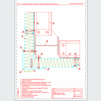 Balex Metal Sp. z o.o. - Sandwich panels with mineral wool core, wall mount with concealed BALEXTHERM-MW-W-PLUS - Balex Metal - BALEXTHERM-MW-W-PL07 connection panels in the corner - vertical arrangement of panels - option I dwg