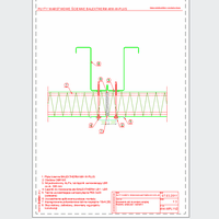 Balex Metal Sp. z o.o. - Sandwich panels with mineral wool core, wall mount with concealed BALEXTHERM-MW-W-PLUS - Balex Metal - BALEXTHERM-MW-W-PL11_2 Mounting plate to support the extreme - horizontal arrangement of panels - option II dwg