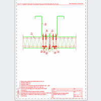 Balex Metal Sp. z o.o. - Sandwich panels with mineral wool core, wall mount with concealed BALEXTHERM-MW-W-PLUS - Balex Metal - BALEXTHERM-MW-W-PL11_3 Mounting plate to support the extreme - horizontal arrangement of panels - option III dwg