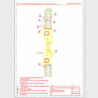 Balex Metal Sp. z o.o. - Sandwich panels with mineral wool core, wall mount with concealed BALEXTHERM-MW-W-PLUS - Balex Metal - BALEXTHERM-MW-W-PL16_2 connection panels with PVC windows - vertical or horizontal arrangement of panels dwg