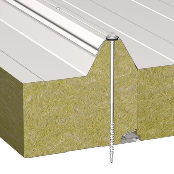 Balex Metal Sp. z o.o. - Sandwich panels with mineral wool core, roof BALEXTHERM-MW-R - Balex Metal BALEXTHERM-MW-R