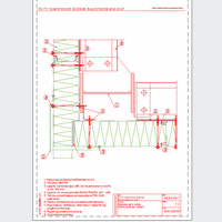 Balex Metal Sp. z o.o. - Sandwich panels with mineral wool core, with visible wall mount BALEXTHERM-MW-W-ST - Balex Metal - BALEXTHERM-MW-W-ST07 connection panels in the corner - vertical arrangement of panels - option I dwg