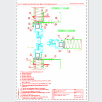 Balex Metal Sp. z o.o. - Sandwich panels with mineral wool core, with visible wall mount BALEXTHERM-MW-W-ST - Balex Metal - BALEXTHERM-MW-W-ST13 combination plates with window strip - vertical arrangement of panels - option I dwg