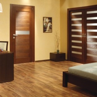 POL-SKONE Sp. z o.o. - Interior doors NOBLE II MODEL 01 - Noble II dark walnut