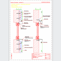 Balex Metal Sp. z o.o. - Wall panels PS - mounted horizontally - Balex Metal - PS1-1-10 Processing Window - vertical sections PS dwg