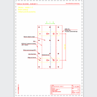 Balex Metal Sp. z o.o. - Wall panels PS - mounted horizontally - Balex Metal - PS1-1-07 Attica - view 1-1 dwg