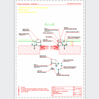 Balex Metal Sp. z o.o. - Wall panels PS - mounted horizontally - Balex Metal - PS1-1-09 processing window - horizontal section PS dwg