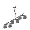 ElmarCo - VIGO adjustable chandelier 6 - Dxf dxf