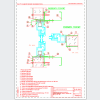 Balex Metal Sp. z o.o. - Sandwich panels with polystyrene core, wall PWS - Balex Metal - PWS15 connection panels with window strip - vertical arrangement of panels - option II (for thick boards. 75, 100) dwg