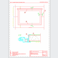 Balex Metal Sp. z o.o. - Sandwich panels with polystyrene core, wall PWS - Balex Metal - PWS17_1 connection plates with PVC windows - vertical or horizontal arrangement of panels dwg