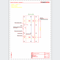 Balex Metal Sp. z o.o. - Trapezoidal profiles - TR03 trapezoidal-Base - plate vertically ver. AND dwg