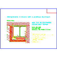 SINIAT Sp. z o.o. - Protection of steel structures - Protection 2-sided I-beam dwg