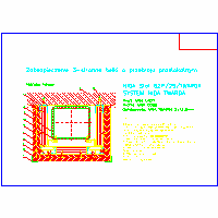 SINIAT Sp. z o.o. Systemy suchej zabudowy NIDA - Zabezpieczenie konstrukcji stalowych - Zabezpieczenie 3-stronne belki o przekroju prostokątnym dwg