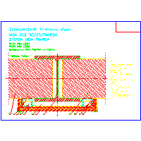 SINIAT Sp. z o.o. Systemy suchej zabudowy NIDA - Zabezpieczenie konstrukcji stalowych - Zabezpieczenie 1-stronne słupa  dwg