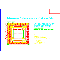 SINIAT Sp. z o.o. - Protection of steel structures - Securing 4-sided column of rectangular section dwg