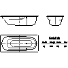 Kaldewei  - Bath 710 roundabout 180x80 - 710 roundabout 180x80 2D dxf