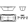 Kaldewei  - Bath 611 dyne duo 180x80 - 611 dyne duo 180x80 2D dxf