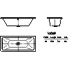 Kaldewei  - Bath 732 CONODUO 170x75 - 2D dwg