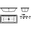 Kaldewei  - Bath 734 CONODUO 190x90 - 734 CONODUO 190x90 2D dxf