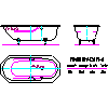 Kaldewei Polska - Wanna  718 rondo 8 180x80 - 2D dwg