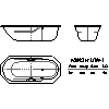 Kaldewei  - Bath 719 roundabout 8 star 180x80 - 2D dwg