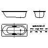 Kaldewei Polska - Wanna 262 novola set star 170x80 - 2D dwg