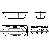 Kaldewei Polska - Wanna  253 novola star 170x75 - 2D dwg