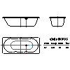 Kaldewei Polska - Wanna  252 novola 170x75 - 2D dwg