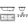 Kaldewei  - Bath 691 puro 170x80 - 2D dwg