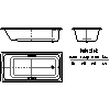 Kaldewei  - Bath 698 puro star 190x90 - 2D dwg