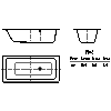 Kaldewei Polska - Wanna  692 puro 170x80 - 692 puro 170x80 2D dxf