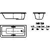Kaldewei  - Bath 693 puro star 170x80 - 2D dwg