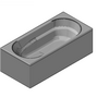 Kaldewei  - Bath 960 vaio 170x80 - 960 Vaio 170x80 3D dxf