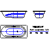 Kaldewei  - Bath 961 vaio star 170x80 - 961 vaio star 170x80 2D dxf