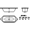 Kaldewei  - Bath 134 centro duo 200x75 6 - 2D dwg