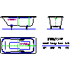 Kaldewei  - Bath 627 dyne set star 160x70 - 2D dwg