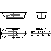 Kaldewei  - Bath 957 vaio set star 160x70 - 2D dwg