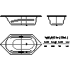 Kaldewei Polska - Wanna  959 vaio 6 star 190x90 - 2D dwg