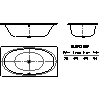 Kaldewei Polska - Wanna  230 ellipso duo 190x100 - 2D dwg