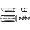 Kaldewei  - Bath Cayono 751 cayono 180x80 - 2D dwg