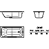 Kaldewei Polska - Wanna Cayono 747 cayono 150x70 - 2D dwg