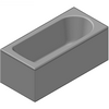 Kaldewei  - Bath 367 Saniform Plus 160x75x48 - 367 Saniform Plus 160x75x48 3D dxf