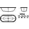 Kaldewei Polska - Wanna  128 centro duo oval 180x80 - 128 centro duo oval 180x80 2D dxf