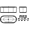 Kaldewei  - Bath 128-7 centro duo oval with housing 180x80 - 128-7 centro duo oval with housing 180x80 2D dxf