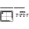 Kaldewei  - Showers  407-2 SUPERPLAN 100x120 with a carrier - 2D dwg