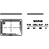 Kaldewei Polska - Brodzik 406-2 superplan 90x120 z nośnikiem - 2D dwg